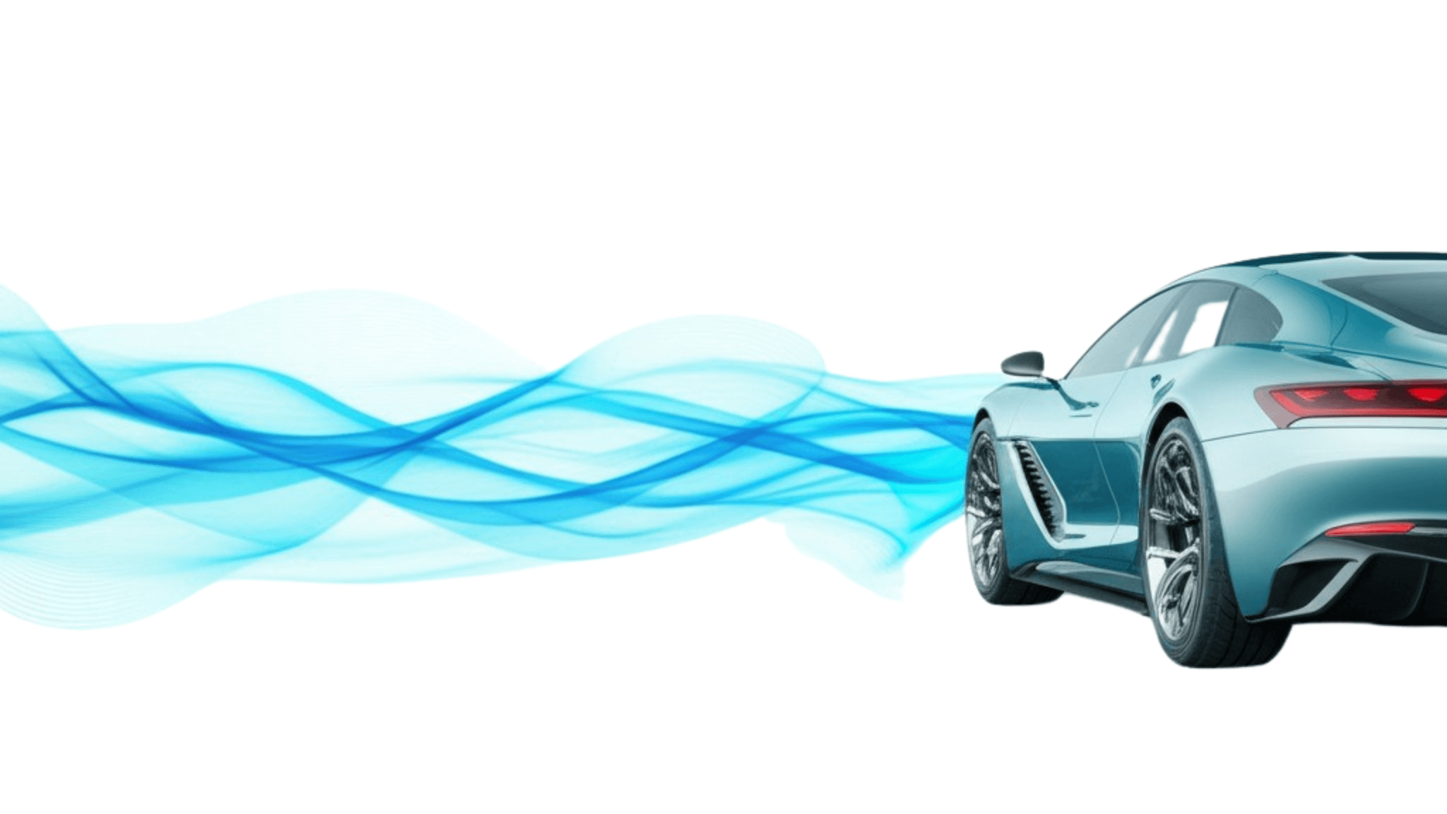 Car with flowing design